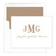 Bold Monogram Folded Note Cards Image 2 of 21